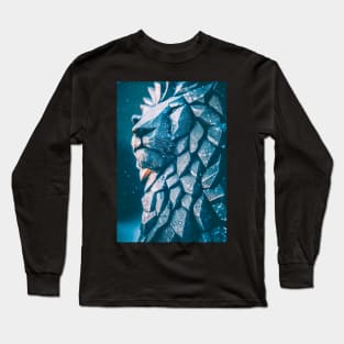 lion made out of ice Long Sleeve T-Shirt